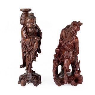 Chinese Carved Immortal Figures