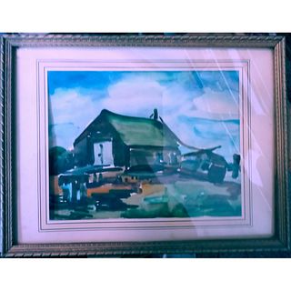 Boathouse Watercolor