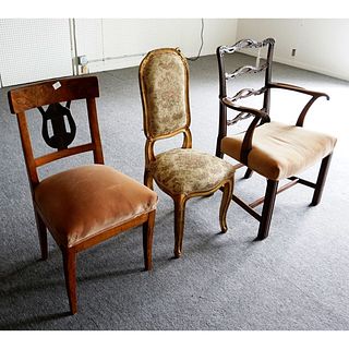 Vintage Chippendale Style Chairs