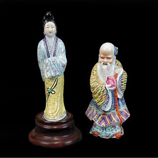 Chinese Porcelain Immortal Figures