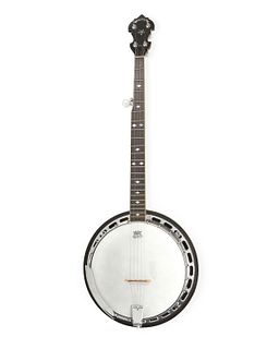 An Alvarez 5-string banjo