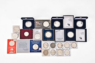 Twenty-one U.S. Silver Coins