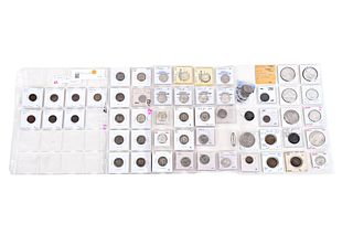 Four Sheets of Assorted Coins