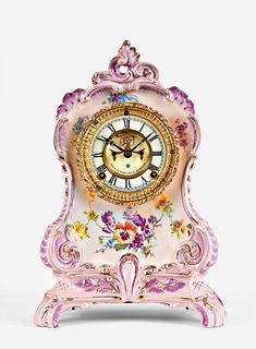 Ansonia Clock Co. La Calle Royal Bonn mantel clock