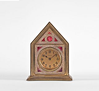 A Louis C. Tiffany Furnaces Inc. model 651 desk clock
