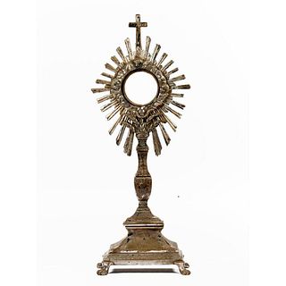 Chased Silver-plated Monstrance