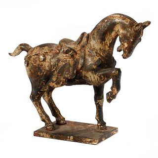 Cast-Iron Tang Style Horse Figure