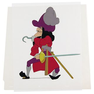 Captain Hook production cel from Peter Pan