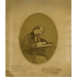 Charles Dickens Signed Photograph