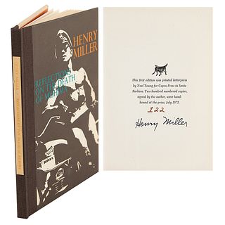 Henry Miller Signed Book