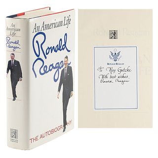 Ronald Reagan Signed Book