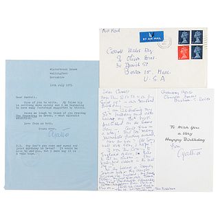 Agatha Christie Archive of (14) Letters