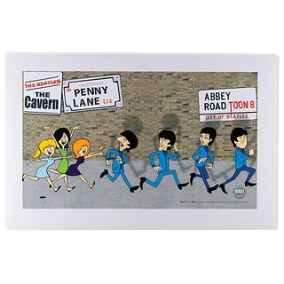 The Beatles limited edition cel