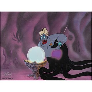 Ursula and crystal ball production cels from The Little Mermaid television show