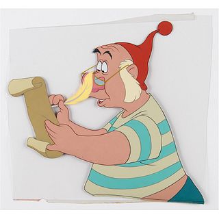 Mr. Smee production cel from Peter Pan