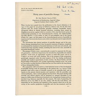 Ernst Chain Signed Article