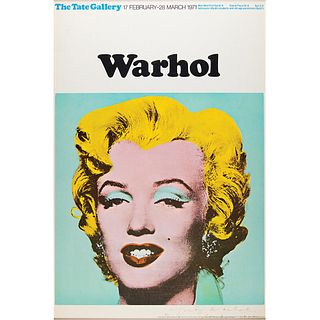 Andy Warhol Signed Poster of Marilyn Monroe