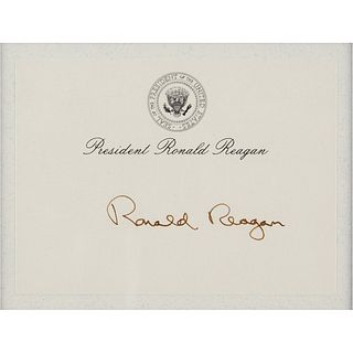 Ronald Reagan Signature