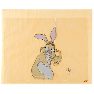 Rabbit production cel from The New Adventures of Winnie the Pooh