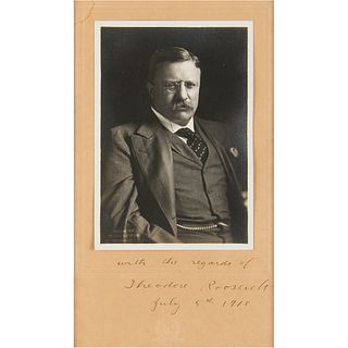 Theodore Roosevelt Signed Photograph