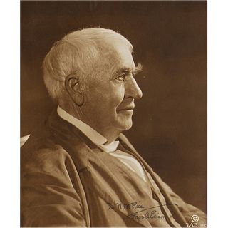 Thomas Edison Signed Photograph