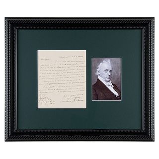 James Buchanan Autograph Letter Signed