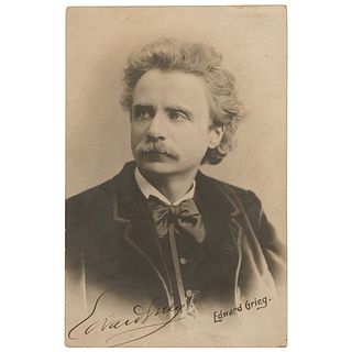 Edvard Grieg Signed Photograph