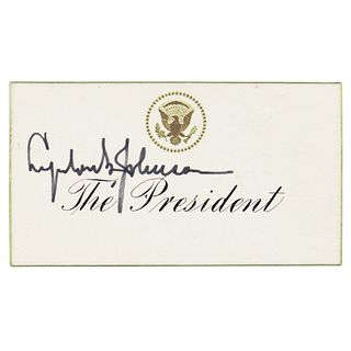 Lyndon B. Johnson Signature