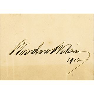 Woodrow Wilson Signature