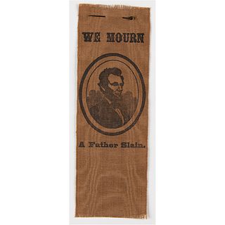 Abraham Lincoln Mourning Ribbon