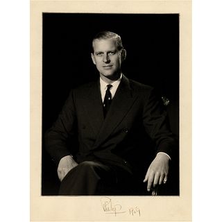 Prince Philip Signed Photograph