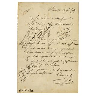 Michel Ney Letter Signed