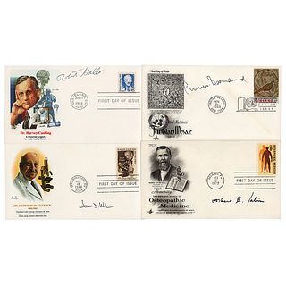 Medical Researchers (4) Signed Covers