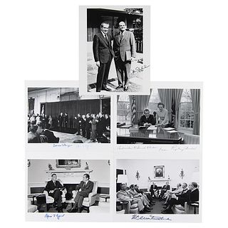 Nixon Administration (5) Signed Photographs