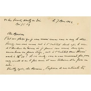 Louis de Broglie Autograph Letter Signed