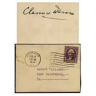 Clarence Darrow Signature