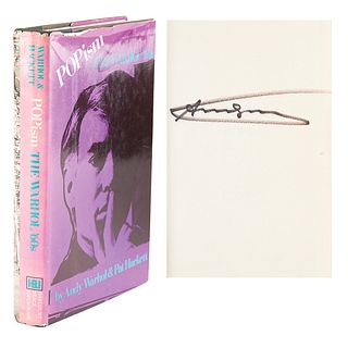 Andy Warhol Signed and Initialed Book