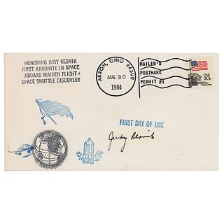 Judy Resnik Signed Launch Day FDC