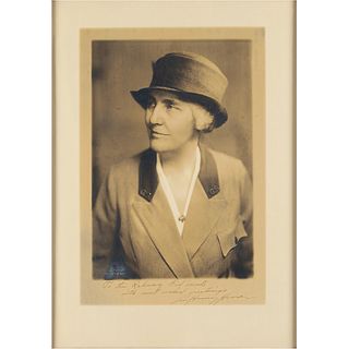 Lou Henry Hoover Signed Photograph