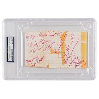 David Bowie and the King Bees Signatures