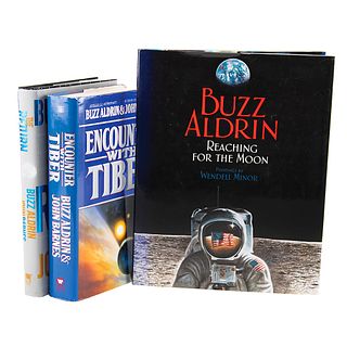 Buzz Aldrin (3) Signed Books