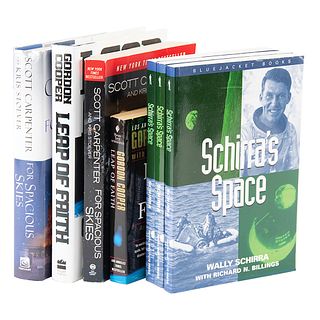 Mercury Astronauts (7) Signed Books