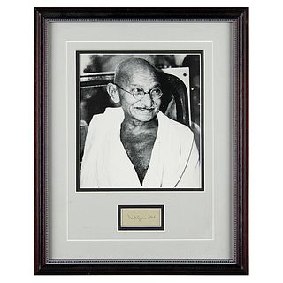 Mohandas Gandhi Signature