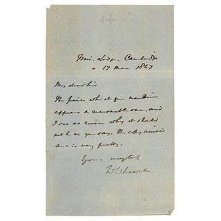 William Whewell Autograph Letter Signed
