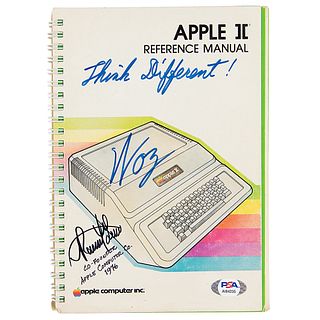 Apple: Wozniak and Wayne Signed Apple II Reference Manual