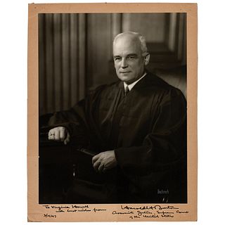 Harold H. Burton Signed Photograph