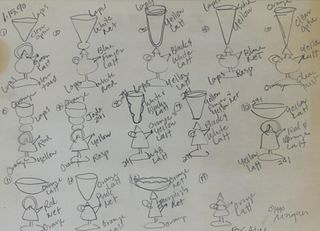 Richard Marquis ''Teapot Goblet Study'' 1990 Graphite