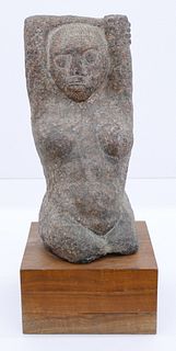 James Washington Jr. ''Venus'' 1974 Stone Sculpture