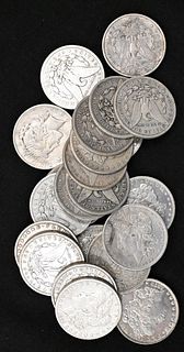 23 Morgan Silver Dollars.