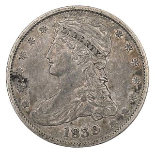 1839 Capped Bust Half Dollar.